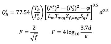 AGA Equation