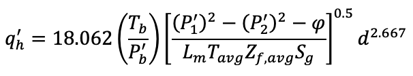 Weymouth Equation